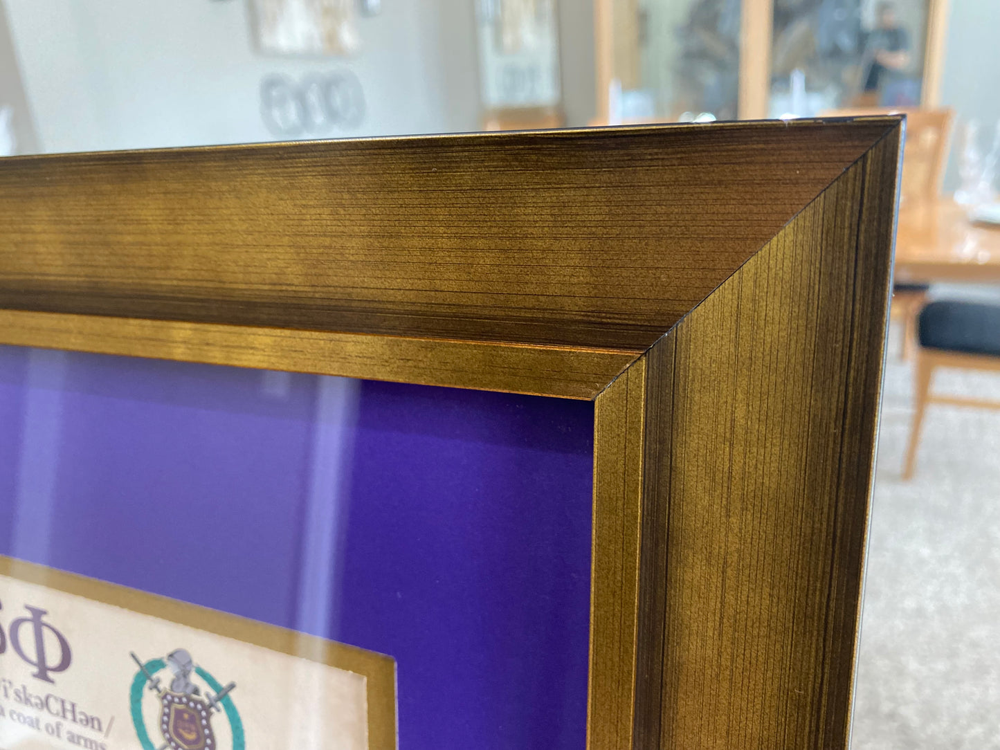 "HISTORY OF THE ESCUTCHEON" OLD GOLD